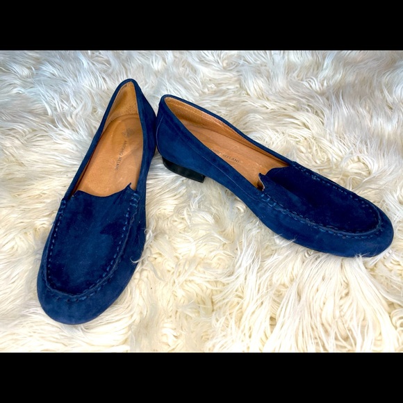 💙Navy Blue💙 Antonio Melani Oxford Slip On Flats - Picture 2 of 6